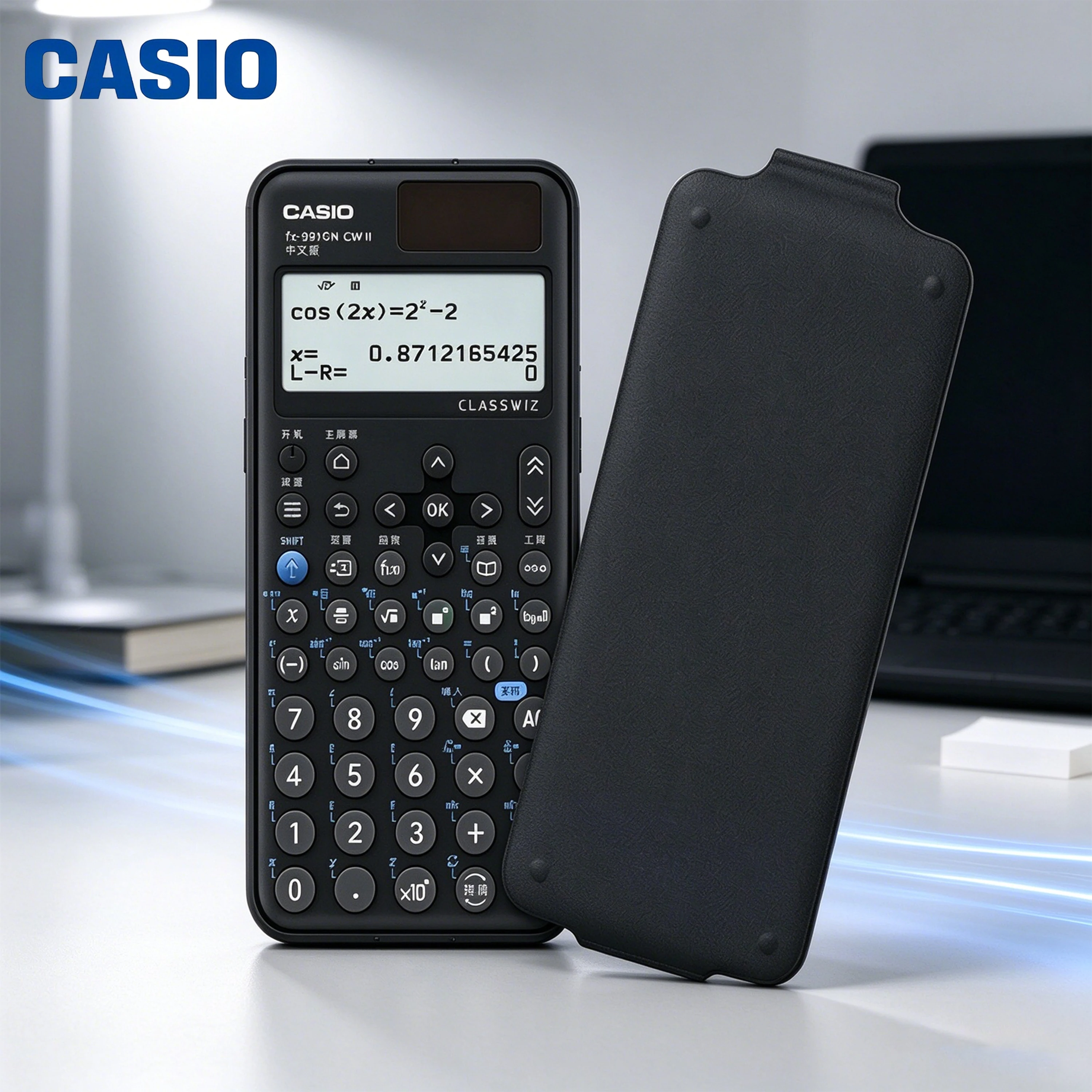 カシオ-fx-991cn-999cn-科学計算機。大学生の試験会場で使用できる特殊機能付き計算機。
