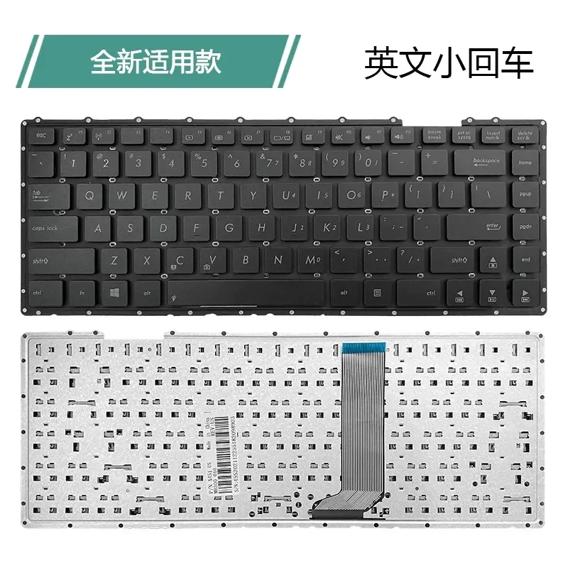 Keyboard for ASUS X451C X453MA W409L X403M A455 K455L R455 X455Y Laptop Replacement US Layout