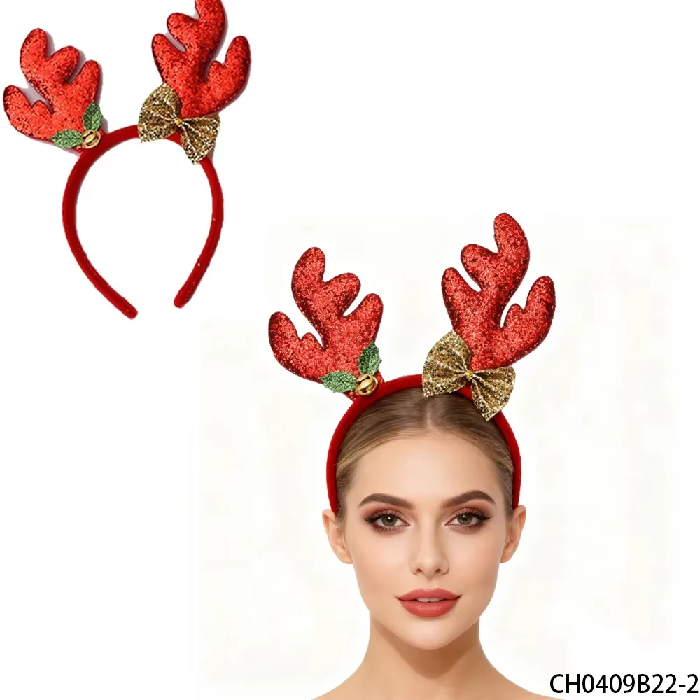 PESENAR Bandeau en bois de Noël en polaire douce – Chaud et confortable pour les événements de vacances d'hiver