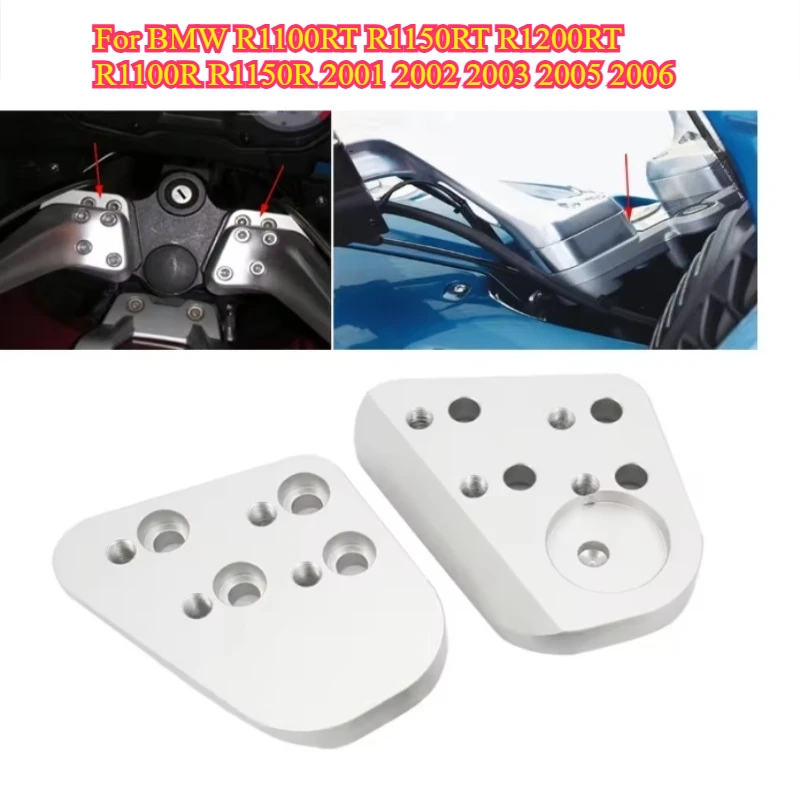 Alloy Handlebar Risers Height up Adapters Motorcycle For BMW R1100RT R1150RT R1200RT R1100R R1150R 2001 2002 2003 2005 2006