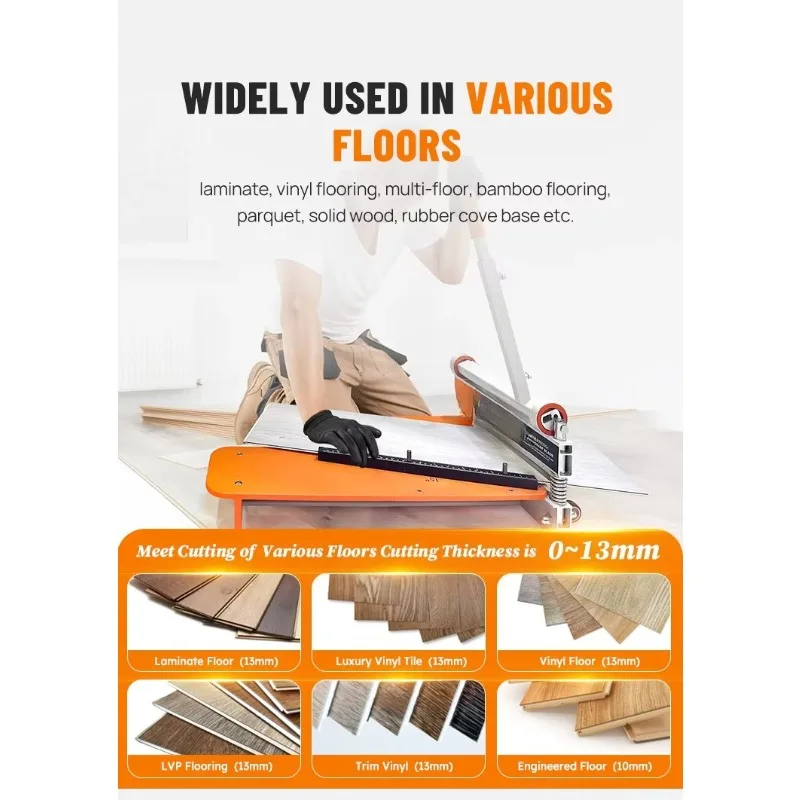 Plastic Cutter and Wooden Hand Tools Professional Industrial Grade  for Project Flooring Laminate Floor Guillotine Cutter