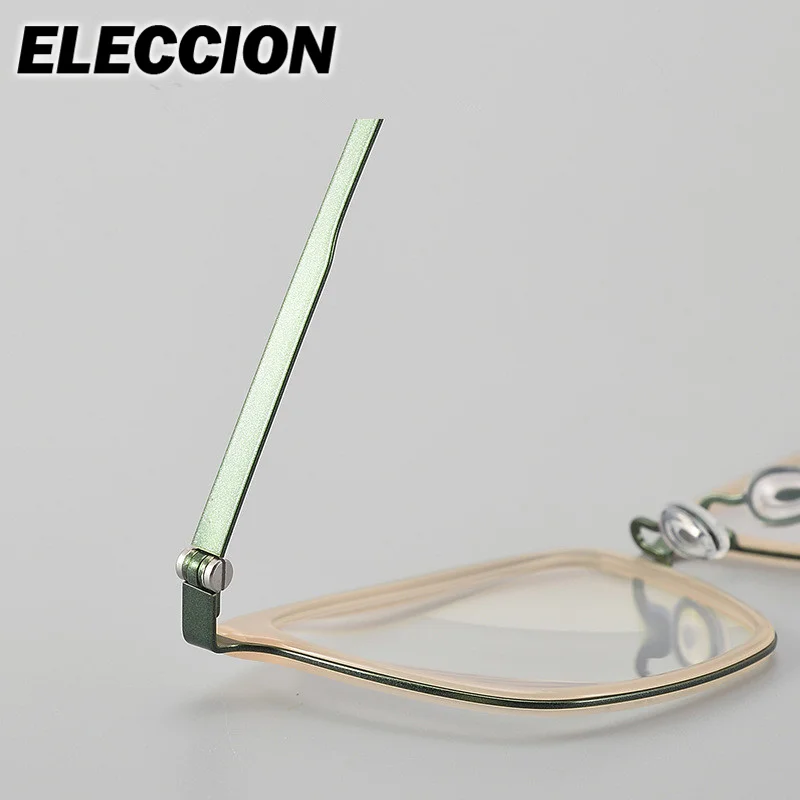 ELECCION وصفة طبية نظارات فائقة الجودة إطار نظارات بصرية الرجال نظارات نسائية قصر النظر مكافحة بلو راي قصر النظر اللونية