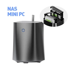 NAS Mini PC Intel N150 Ryzen 5825U CPU Windows 11 2.5G Ethernet M.2 NVME WIFI6 8G/16G DDR4 Support Extra 2x 3.5inch HDD