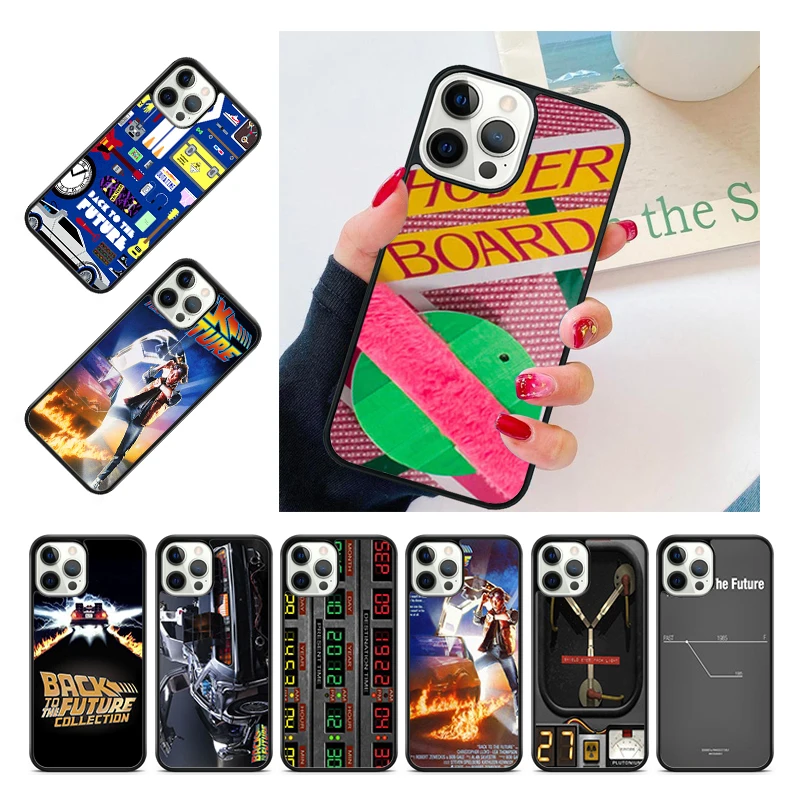 Time Circuits Back to the Future Phone Case Cover For iPhone 15 16 14 13 11 12 Pro Max mini XS Max XR X Plus Back Coque