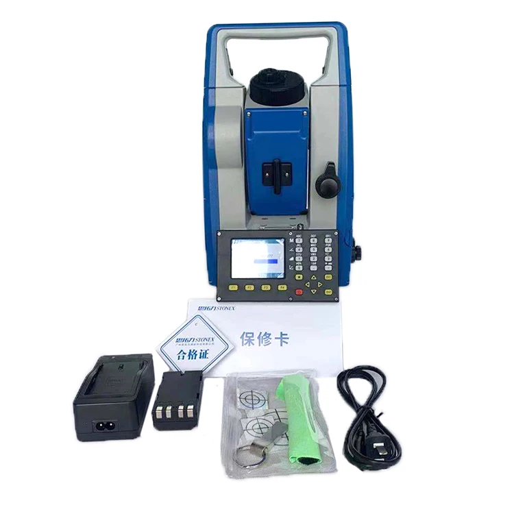 

New 2023 In Stock High Performance Survey Instrument 600m Prismless Total Station Optic Equipment