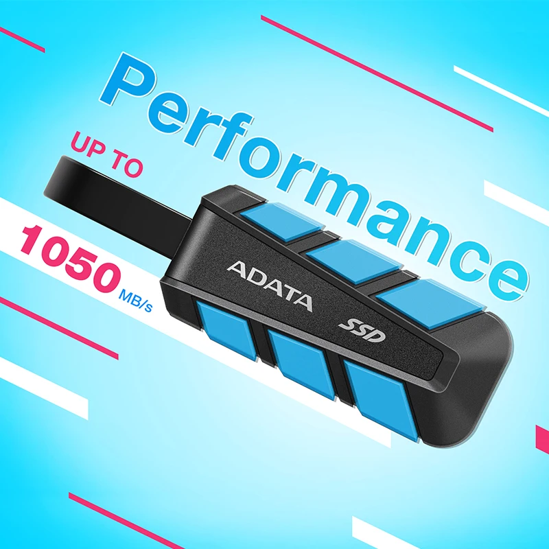 ADATA SC740 External SSD for PS5 Max 1050Mb/s Solid State Drive 1TB 500GB Portable Hard Drive PSSD USB3.2 Type-C Hard Disk