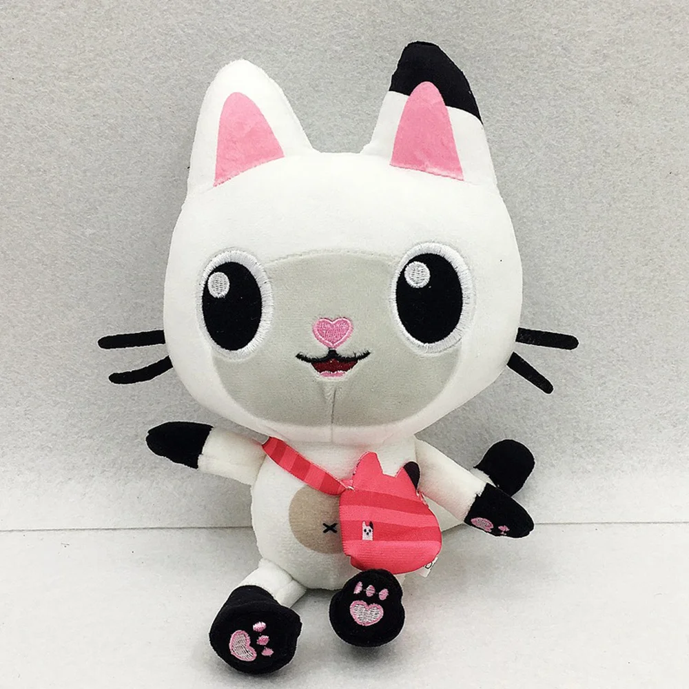 Hot in Gabby Dollhouse Plush Toy Mercat Cartoon Stuffed Animals Smiling Cat Car Cat Hug Gaby Girl Dolls Kids Birthday Gifts