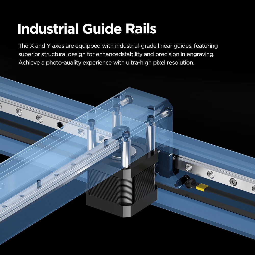ACMER P2 20W lasergraveerder snijmachine Automatische Air Assist Ondersteuning APP wifi CNC CO2 Hoge snelheid lasersnijmachine Hout