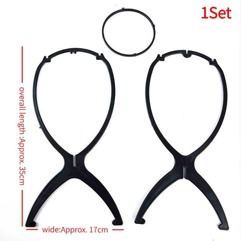 1Set Ajustable Wig Stands Plastic Hat Display Wig Head Holders Mannequin Head/Stand.