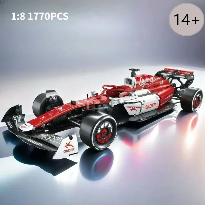 اللبنات الثابتة سباق الأداء الكلاسيكي بنة نماذج السيارة الخارقة كيت DIY لعبة الصبي سوبر سيارة عيد الميلاد طفل هدية