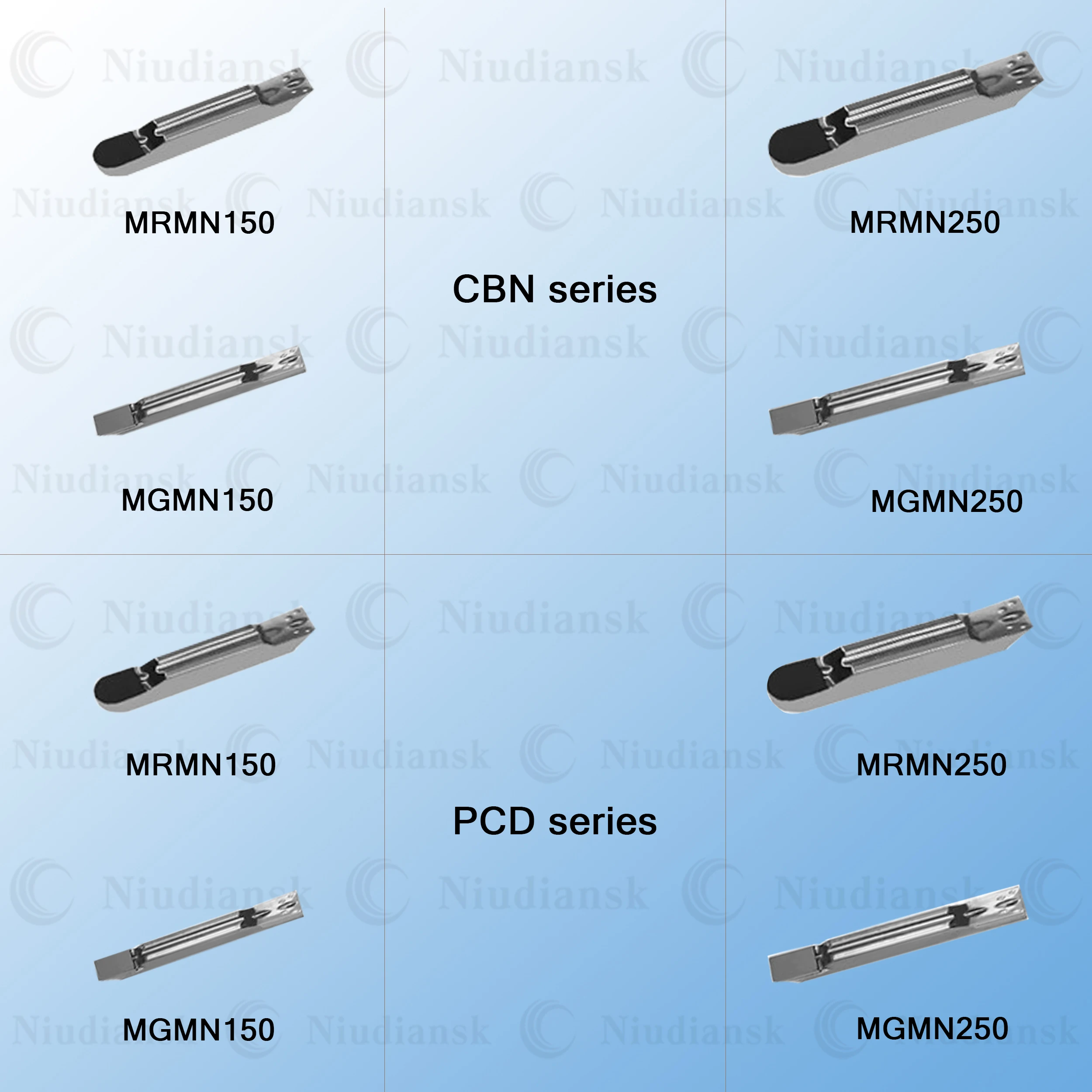 High-quality MGMN MRMN150 200 250 300 400 500 600 PCD CBN Turning Inserts CNC Lathe Diamond Grooving Blades Lathes Cutter Tools