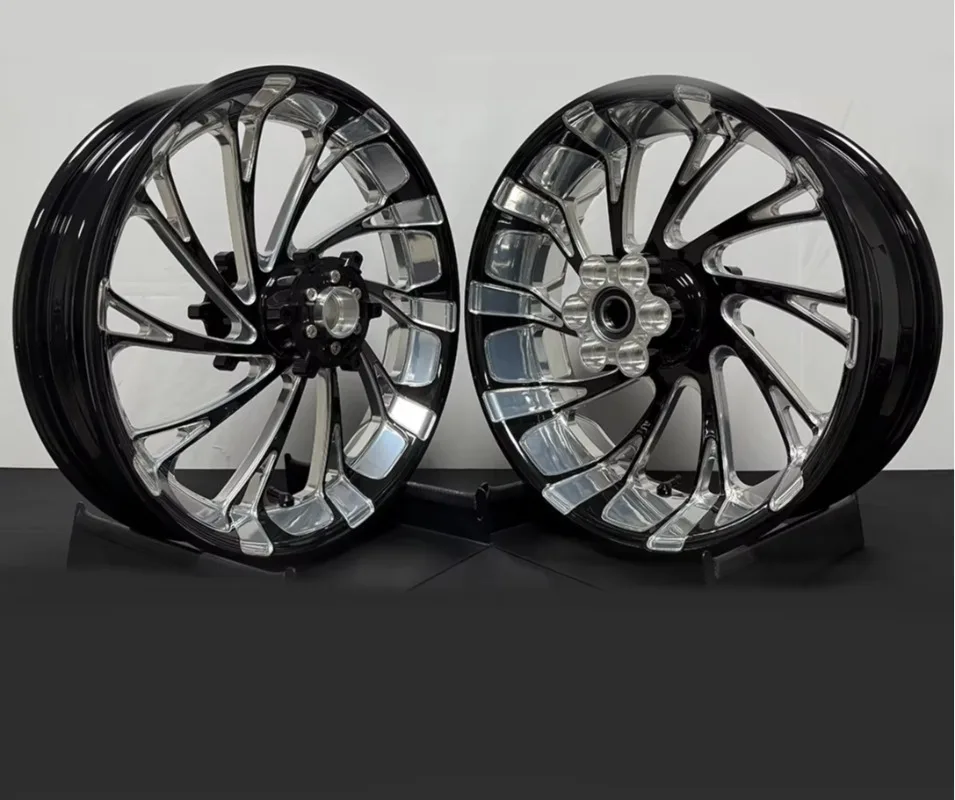 Borske Custom Motorcycle Accessories 17 Inch Front Rear Forged Wheel Hub Aluminum Alloy Motorcycle Wheels for SUZUKI GXR750R
