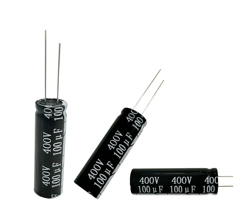 

10pcs 400V 100uF Pencil Type Aluminum Electrolytic Capacitor 13x40mm Slim Radial for Hair Dryer Fan Power Supply