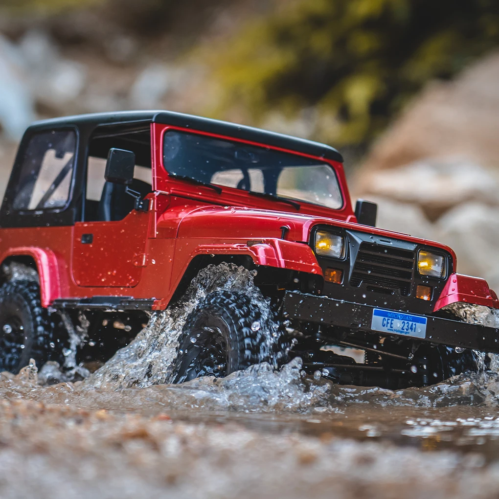 RS 4WD Mashigan مركبة يتم التحكم بها عن بُعد 1/10 RC الزاحف RC نموذج سيارة ل FMS Rochobby 4x4 RTR ARTR 11033 ROC11033 RSRD RC سيارات لعب