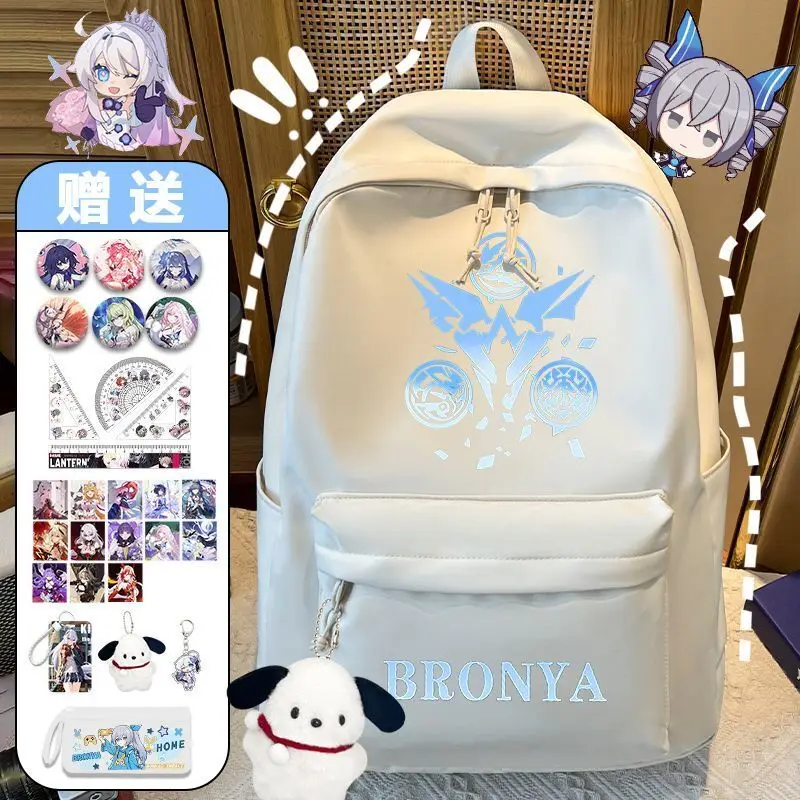 

Honkai Impact 3 Elysia Element Peripheral Large Capacity Simple Backpack For Boys Girls Elementary And Middle School Students An