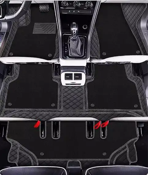 

Custom special car floor mats for Lexus LX 600 2025-2022 7 seats Good quality waterproof double layers carpets for LX600 2024