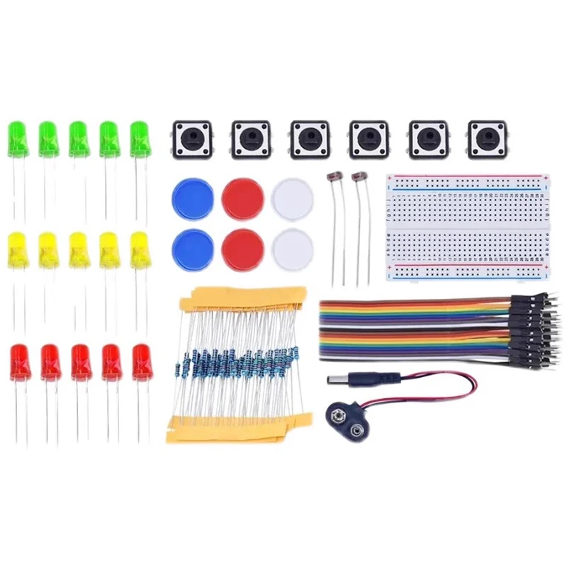 Smart Electronics Starter Kit For arduino uno r3 mini Breadboard LED jumper wire button