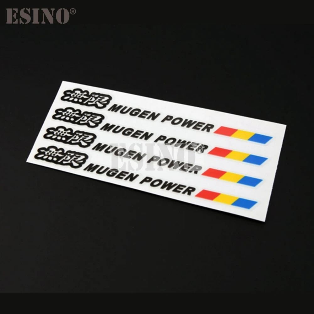 4 x New Car Styling Car Handle Door Handle Stickers Car Body Vinyl Decals Stickers Any Body Decals for Mugen Power