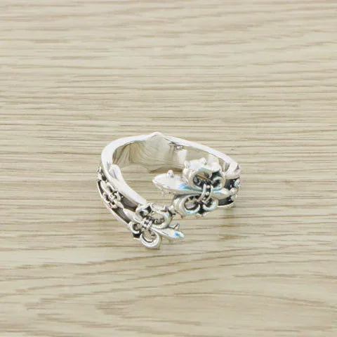

S925 Anchor Ring Male Personality Hip Hop Punk Trend Make an old living ring jewelry