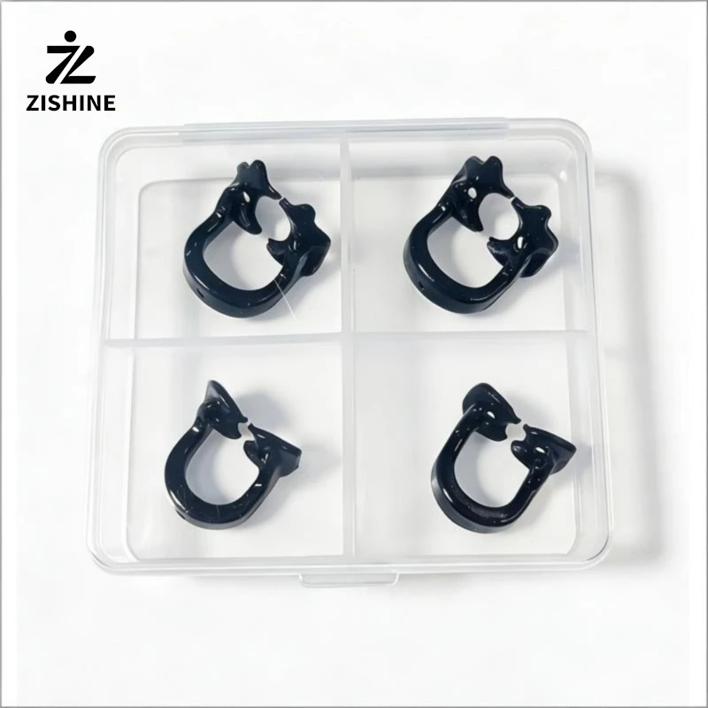 Dental Rubber Dam Clamps Resin Material Autoclavable 134°C For Molars & Premolars Dentistry Lab Supplies 2/3/4/5 Boxes