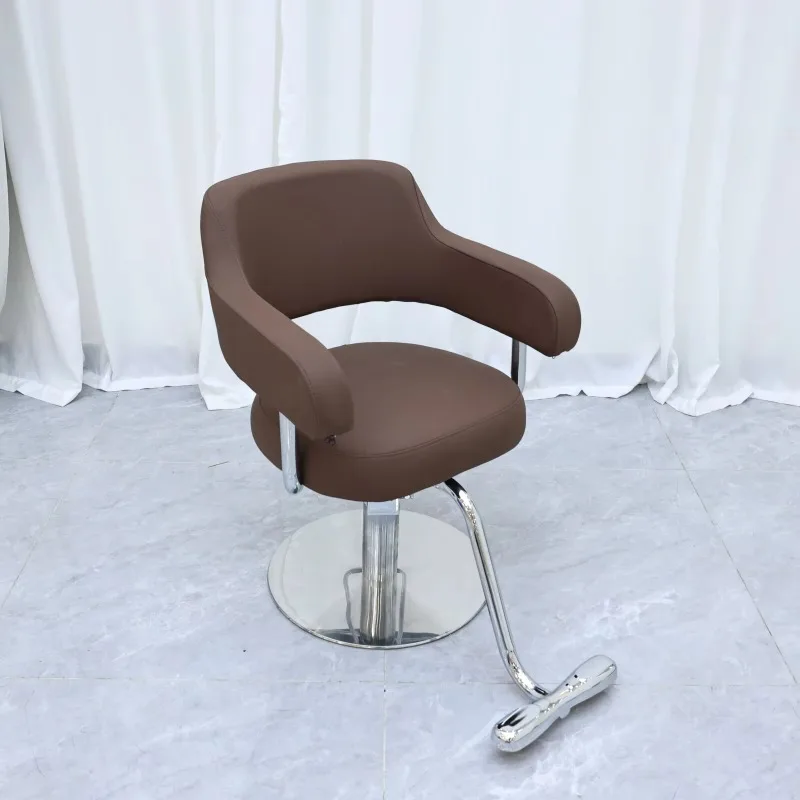 Ergonomic Barber Chair Synthetic Leather Makeup Hair Salon Equipment Beauty Salon School Hotel Workshop 360