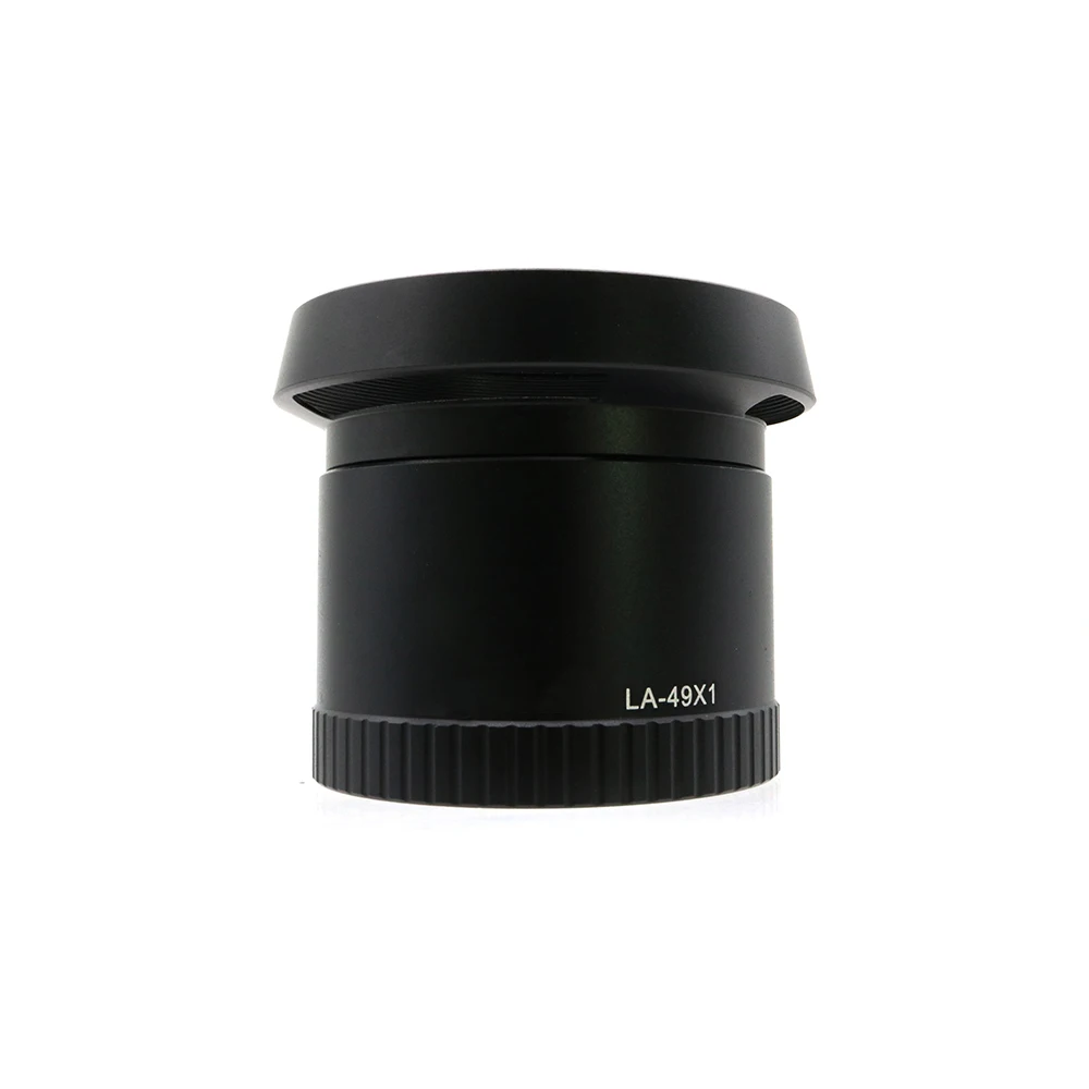 45mm Lens Adapter Hood LA-49X1 Adapter Tube Screw Aluminum Alloy For Camera Lens Compatible For Leica X1 x 2 Digital Camera