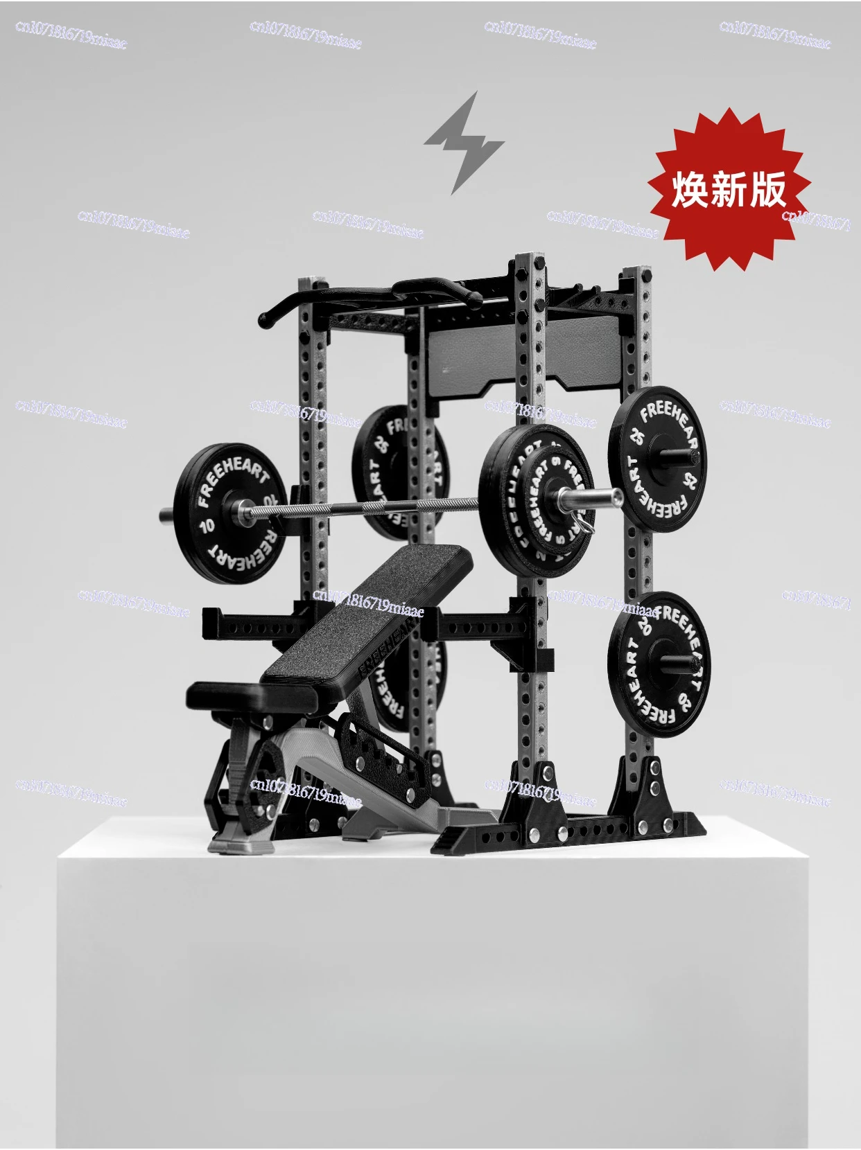 · FREEHAERT · Original squat rack barbell ornament creative table fitness tide play figure birthday gift