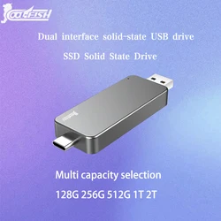 CoolFish-unidad de estado sólido SSD USB, disco duro externo Compatible con ordenadores portátiles de escritorio, 128G256G512G1T2T 3,2 ssd