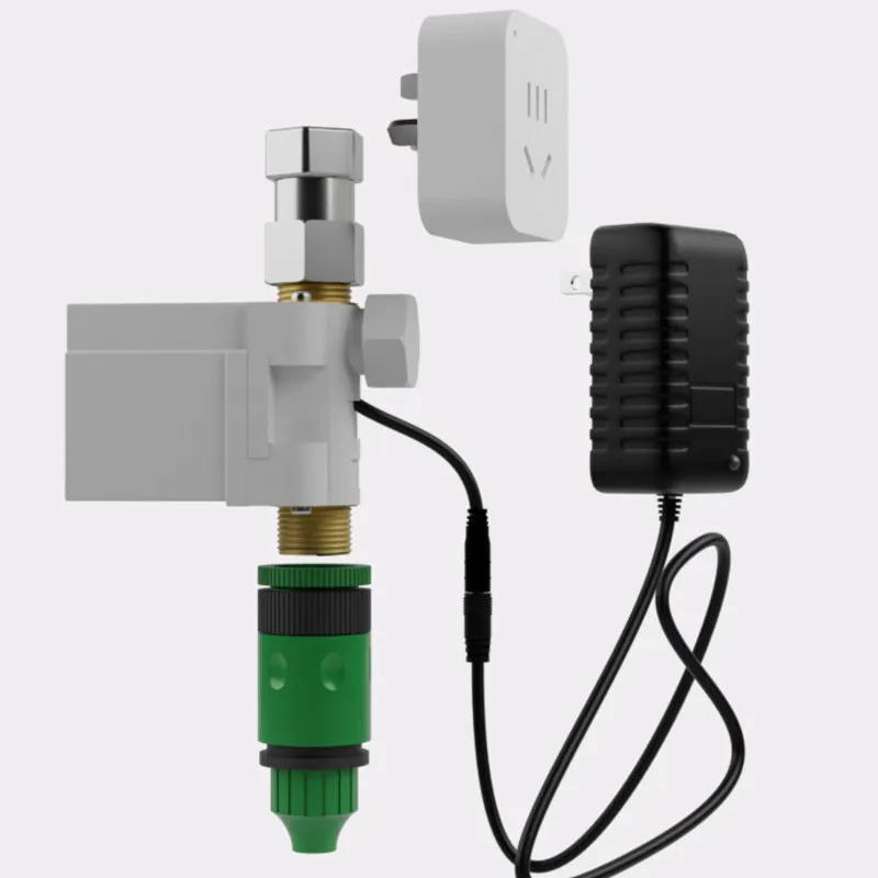 Tap water solenoid switch valve faucet water pipe drain valve 4 points drain valve watering interface intelligent drain