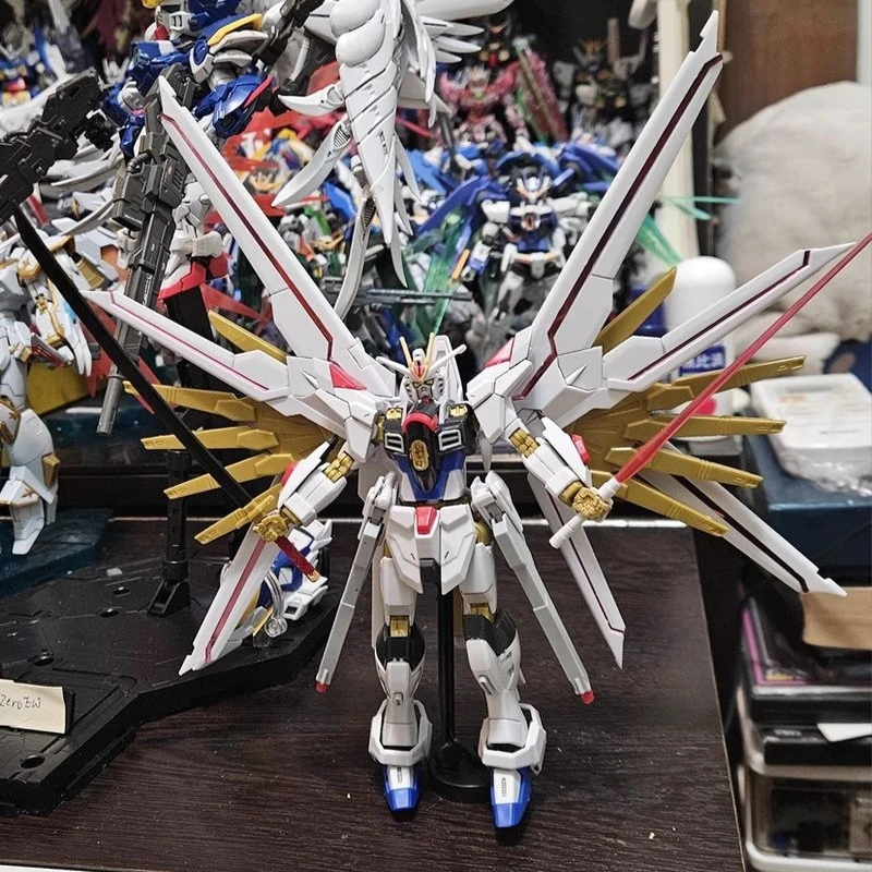 HG 1:144 ZGMF-X191M2 Infinite Justice Model Handmade Comes with Waterslide DecalsKit High Mobility Exquisite Details GK Gifts