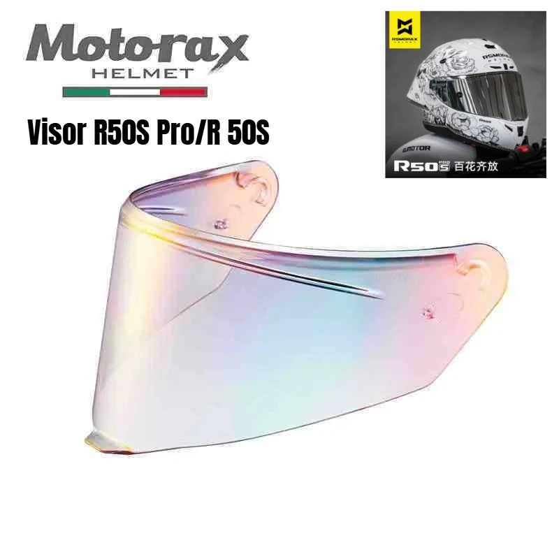 Солнцезащитный визор/маска для шлема MOTORAX/RSMORAX R50S Pro Red Visor Helmet Lens R50Spro, сменный визор для шлема, визера для мотошлема