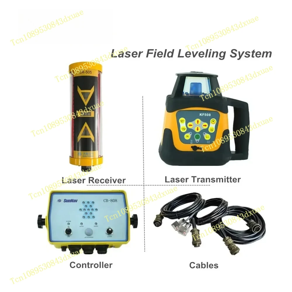 Sunnav  las system 3.5m grader scraper agricultural leveling machine las land leveler with CE certification