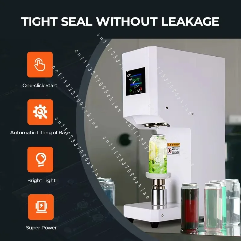 Electric High-Frequency Filling Capping Can Bottle Sealer Machine for Beverage Wood 304 Stainless Steel  Certified