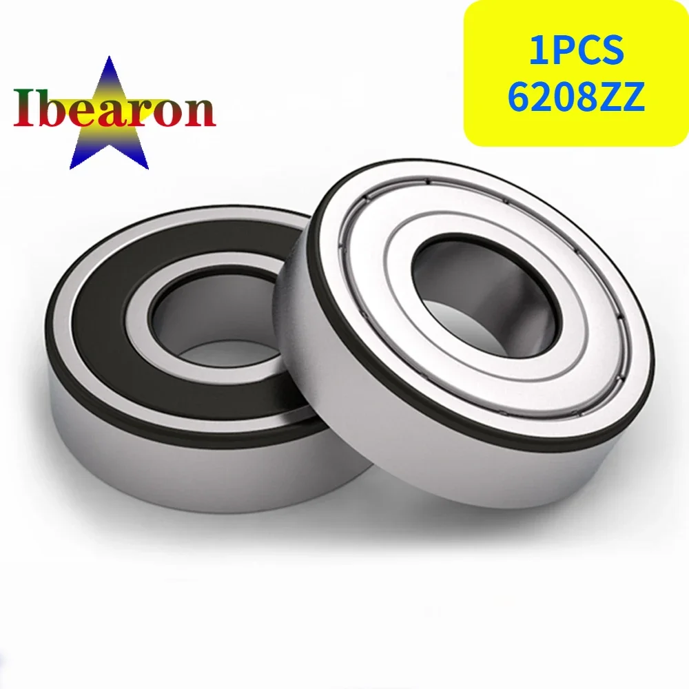 

1PCS 6208ZZ Deep Groove Ball Bearings High Quality Metal Shielded Bearing Bearing Steel