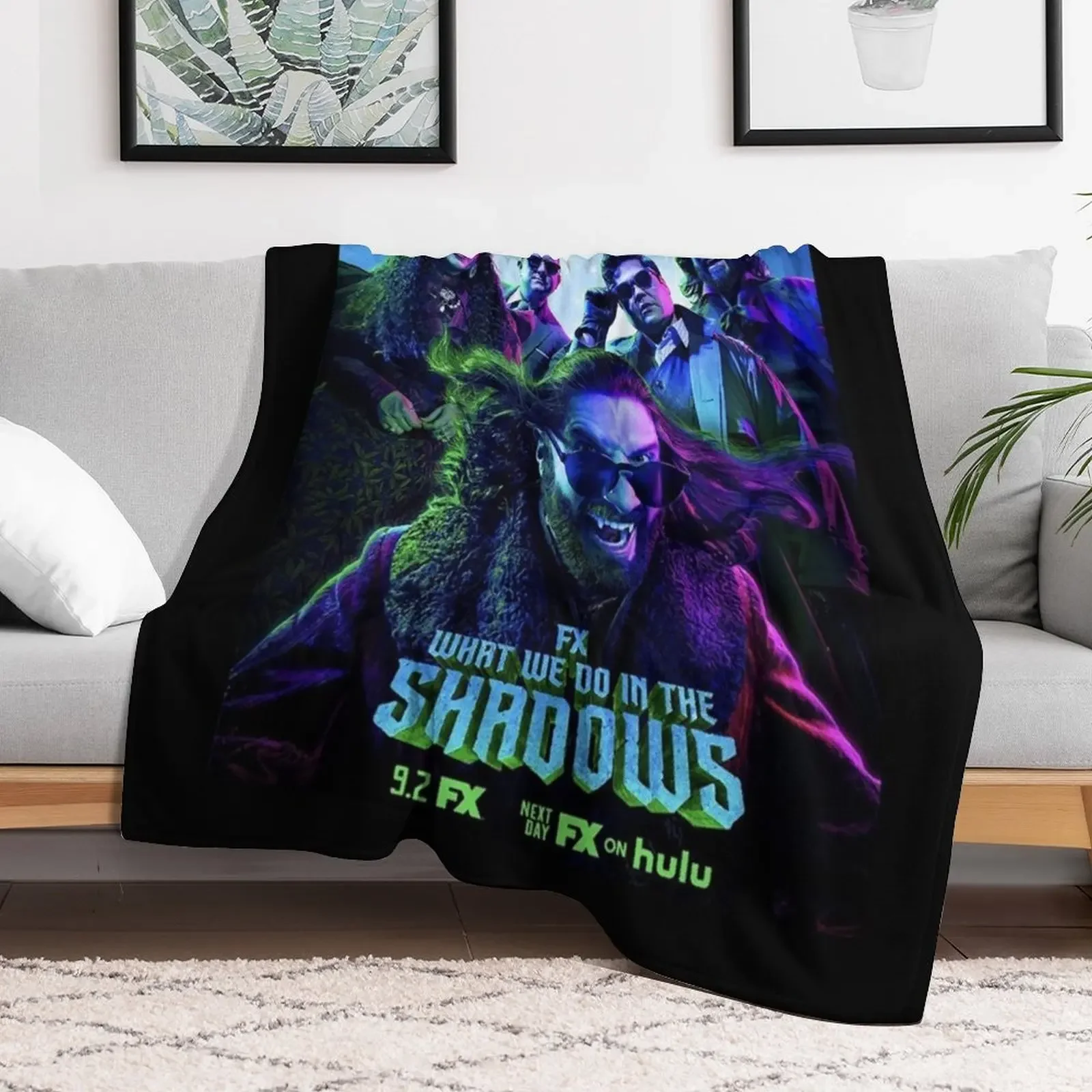 What We Do In The Shadows Throw Blanket Sofa Quilt Bed covers Quilt Blankets