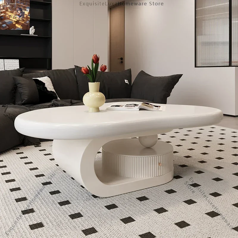 

Итальянский минималистичный журнальный столик, уникальный эстетический компактный прозрачный декоративный столик, современная вспомогательная мебель для салона Mesa