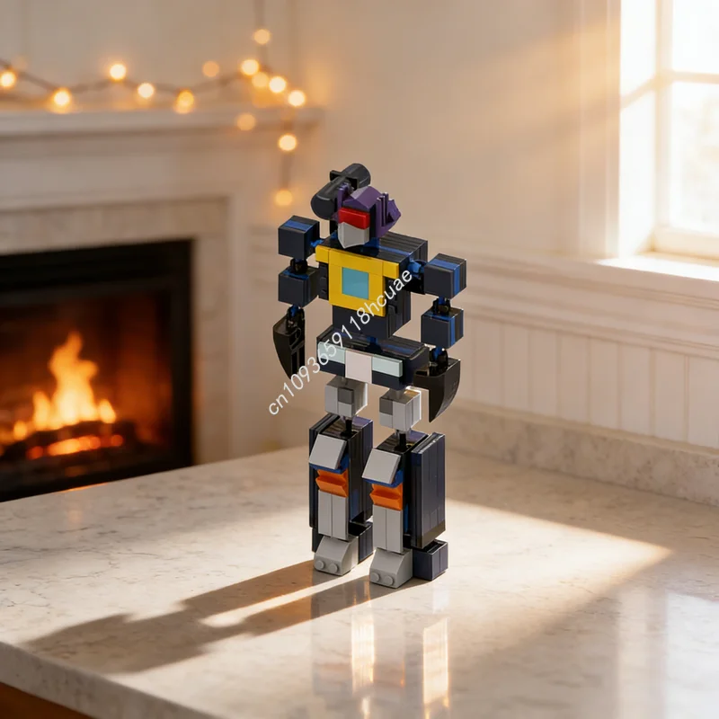 

230 деталей MOC Soundwave: конструктор для сборки, развивающая игрушка, идея для творчества, подарок на Рождество