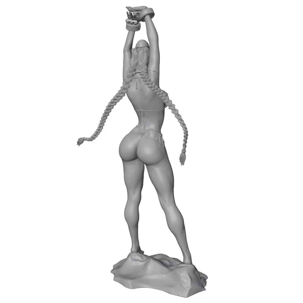 Figura resina miniatura chica playa para juegos de rol y coleccionismo - imagen 3