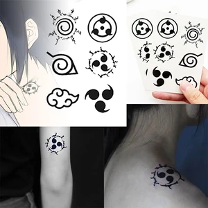 Wasserdichte Tattoo -Aufkleber Naruto Uzumaki, 6 Stücke, Anime -Stil, Jungen, Mädchen, Partyvorräte, Kindergeschenke, temporäre Tattoo -Aufkleber 8 Hauptverkäufe Naruto Tattoo - №8