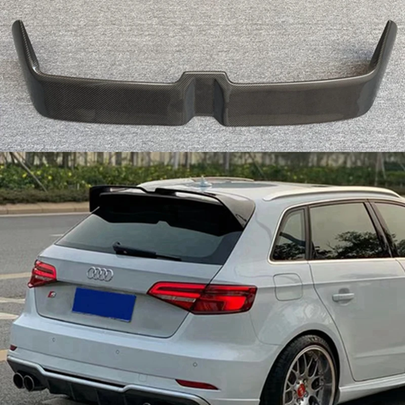 

Carbon Fiber Rear Roof Spoiler Wing Lip for Audi S3/A3 Sline/A3 Hatchback 2014 -2018 Car External Parts