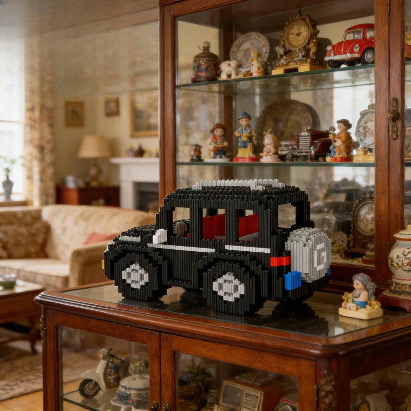 Luxury Big G Car Creative Building Blocks Children's Assembled Toys, Desktop Ornaments, Car Models, Building Blocks, Gifts