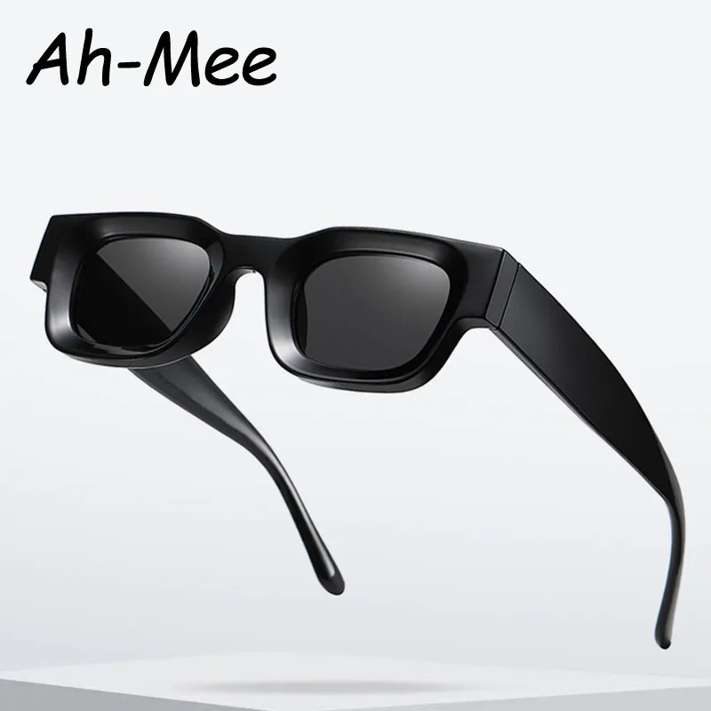 Radfahren Rechteck Dicken Rahmen Sonnenbrille Frauen Mode Marke Quadrat Sonnenbrille Männer Klassische Bunte Punk Shades UV400