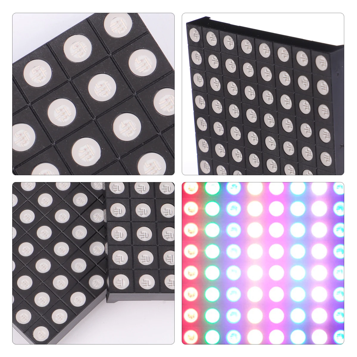 

2 Pcs LED Module Display Rgb Panel Autumn Car Pixel Fpc Super Screen