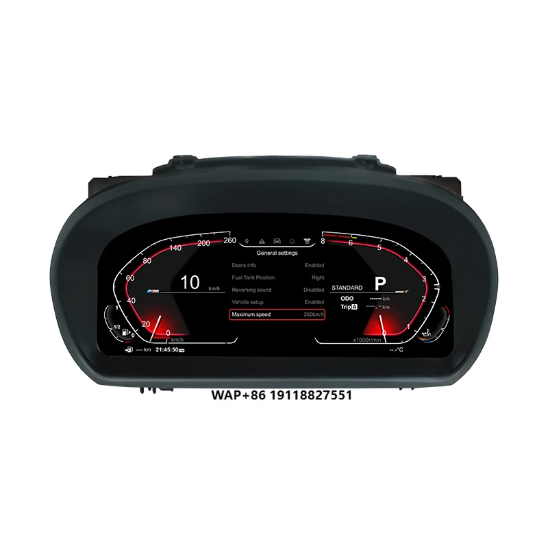 

Dashboard Instrument 10.25 ''Car Digital Dashboard for 1 Series E87 Auto Meter Speedometer Car Digital Dashboard
