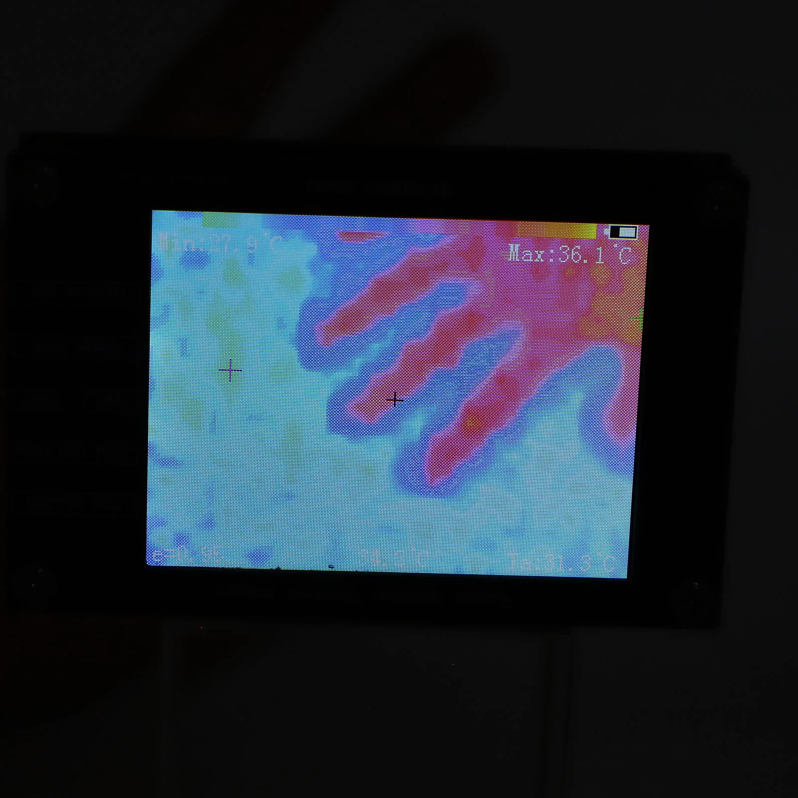 Termocamera Termocamera a infrarossi Termocamera digitale portatile portatile multifunzionale con schermo LCD da 2,8 pollici