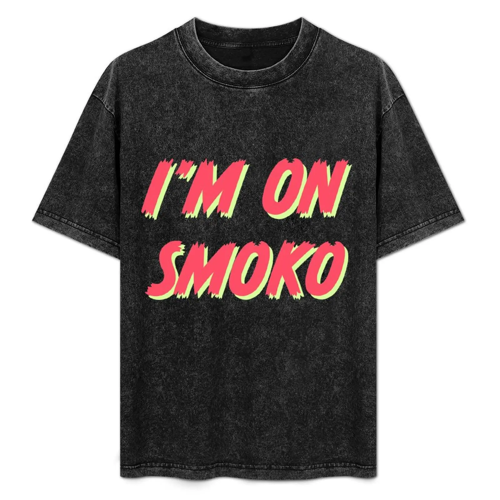 

Футболка SMOKO, повседневная свободная футболка с коротким рукавом