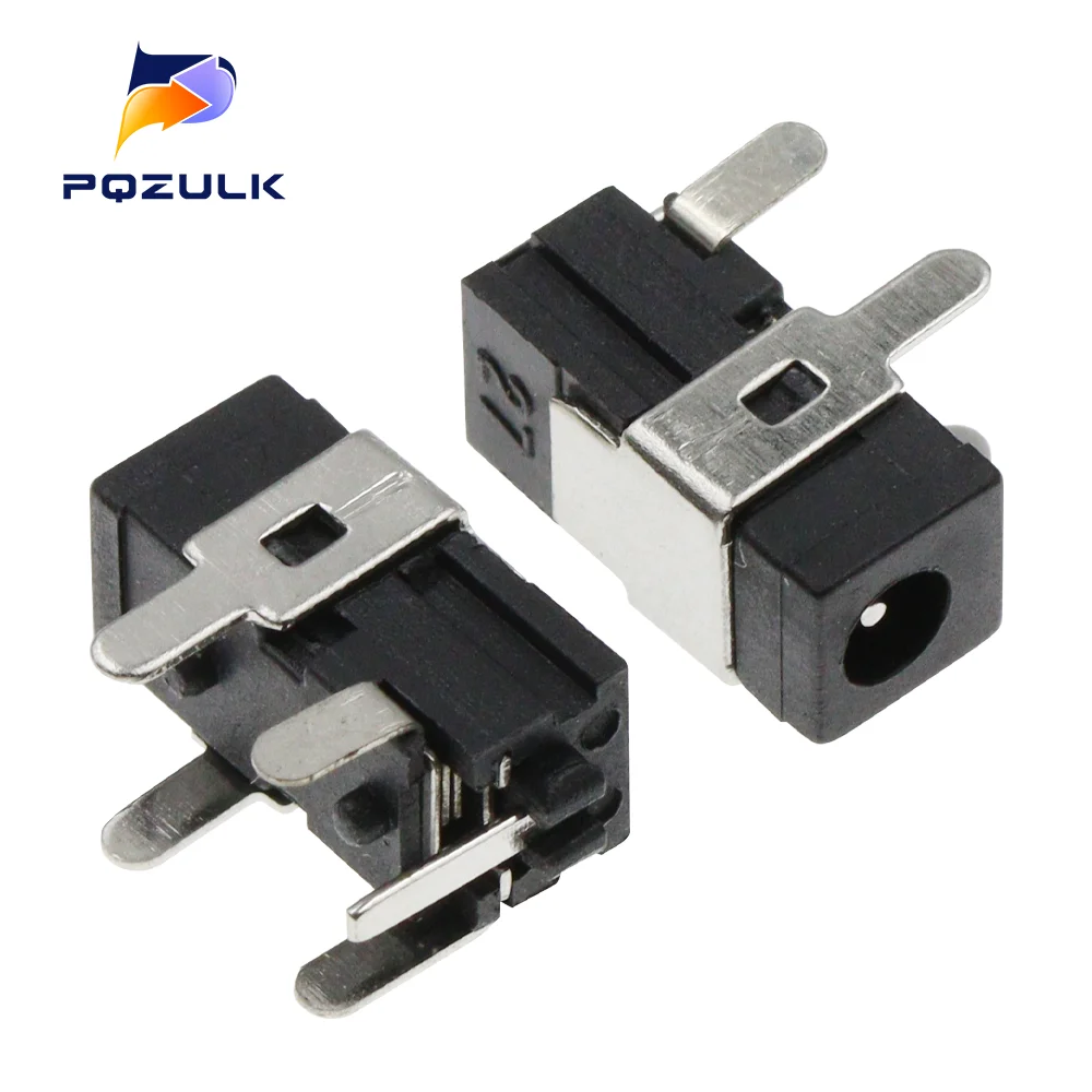 10PCS High Quality DC Power Socket Jack DC-011 PIN=0.7 Needle Size Adaptation 2.5mm*0.7mm Power Female Plug 2.5X0.7MM