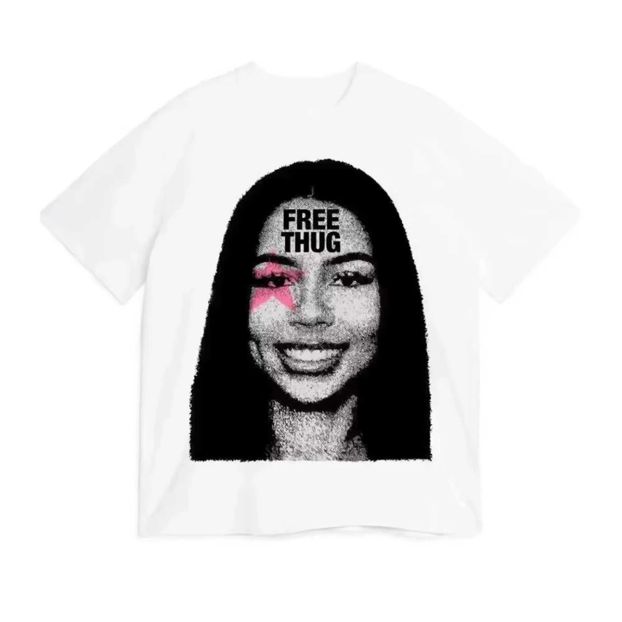 Hip Pop T Shirts Mariah Scientist Y2K-inspired Print T-Shirt  Summer New Vintage Fashion Streetwear Casual Loose Tops Nisex