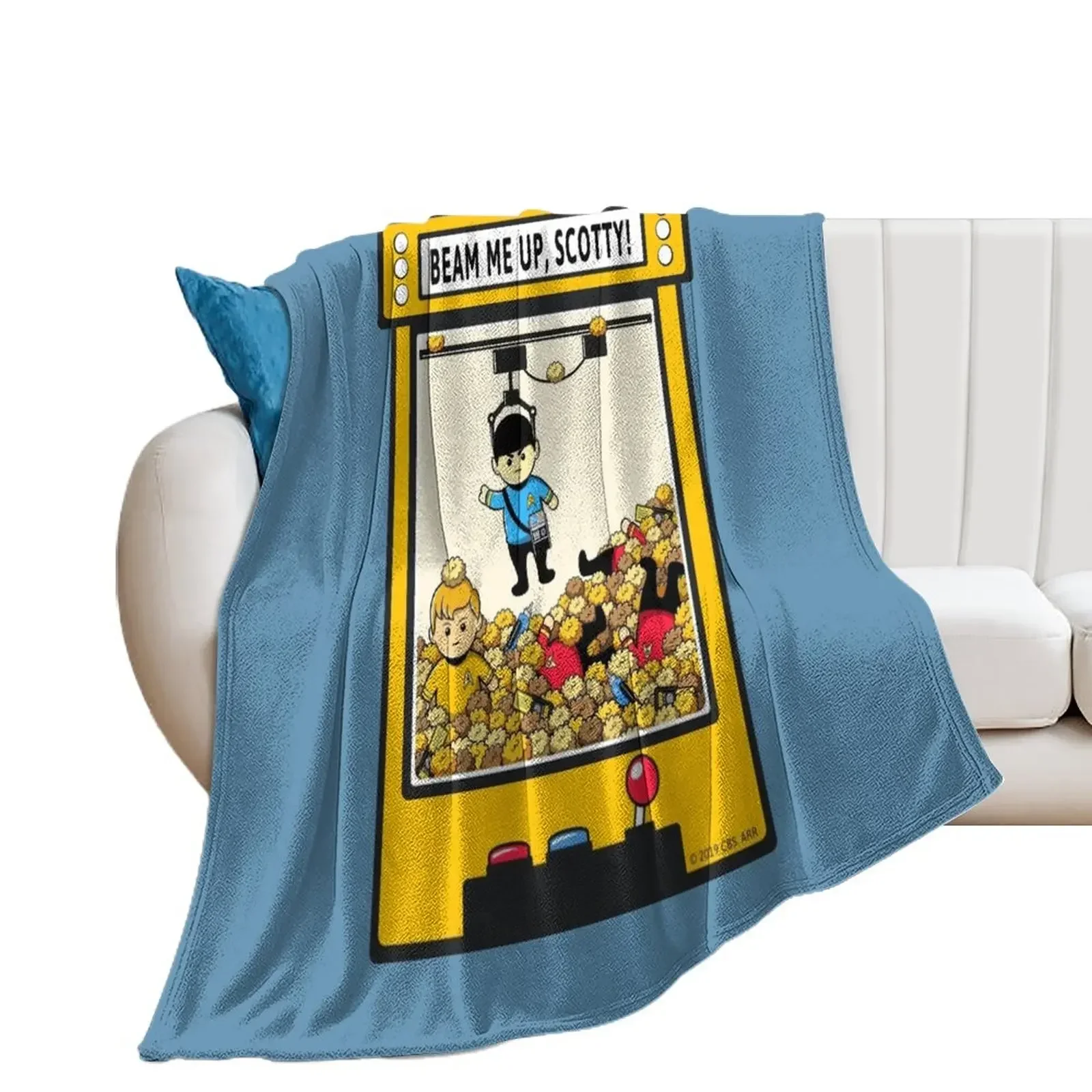 Beam me up, Scotty Throw Blanket Sofas Bed linens Blankets