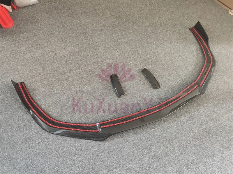 V-style high-quality dry carbon fiber carbon fiber front lip for Lamborghini LP610 LP580 EVO body kit